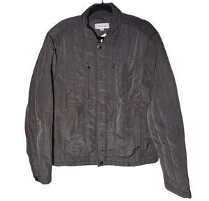 Stylish Calvin Klein Black Full Zip Jacket Medium